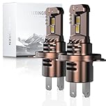 WAIXINGREN H4 Led Headlight Bulbs, 32000LM 6500K 600% Brighter, 120W H4 Headlight Bulbs Led with Fan, Halogen Replacement Bulb, Plug and Play Easy Installation, Pack of 2 (H4/9003/HB2)