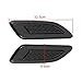 1 Pair Car Hood Scoop Decoration Air Vent Wing Trim Cover Compatible For Land Rover Range Rover Sport Evoque Discovery 4 Freelander 2(Carbon fiber look)
