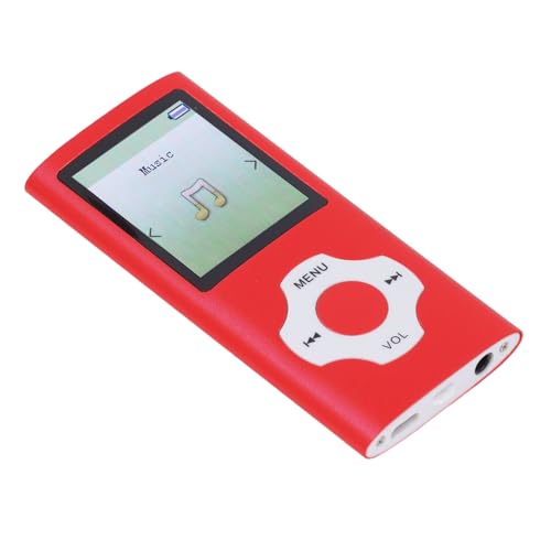 Lettore MP3 Portatile con Bluetooth 5.0, Lettore Musicale Digitale con Altoparlante Integrato, Schermo 1,8 Pollici, Registratore Vocale, Supporta MicroSD fino a 128 GB
