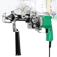 Electric Carpet Tufting Gun, 2 in1 Electric Manual Cut/Loop Pile Carpet Weaving Flocking Adjustable Rug Carpet Tufting Gun Machine for High-Speed Weaving of Carpets