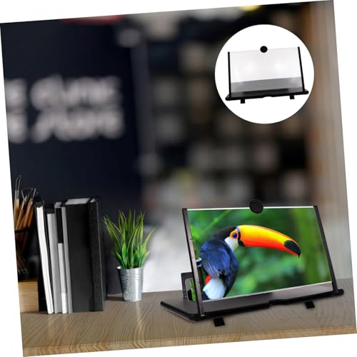 Soporte extraíble duradero negro amplificador pantalla teléfono móvil 2