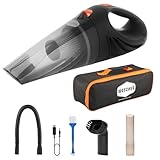 WOSCHER Cordless Vacuum Cleaner for Car & Home Use |2X Powerfull Suction, Dual Mode Battery 2800mAh | High Power Portable Lightweight Car Vacuum Cleaner Wireless Vacuum, Rechargeable|2 Years Warranty