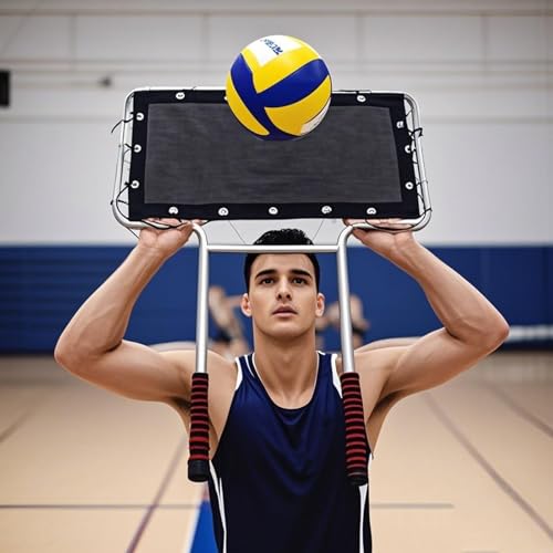 ENHEN Volleyball Training Equipment Sturdy Volleyball Training Aid Original Spike Trainer, Realistic Blocking Simulation for High School Girls, Improving Hitting Coverage Drills