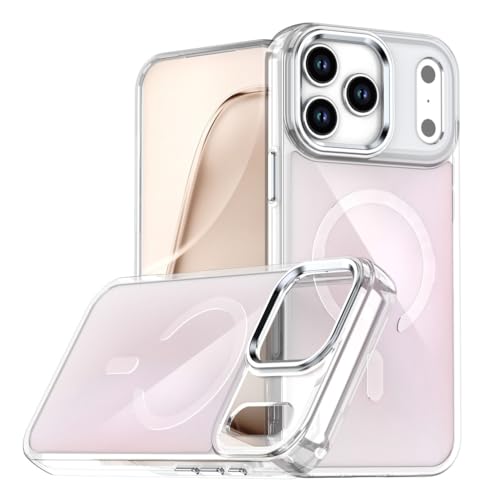 Coque iPhone 17 dégradé blanc fine avec chargement magnétique Magsafe