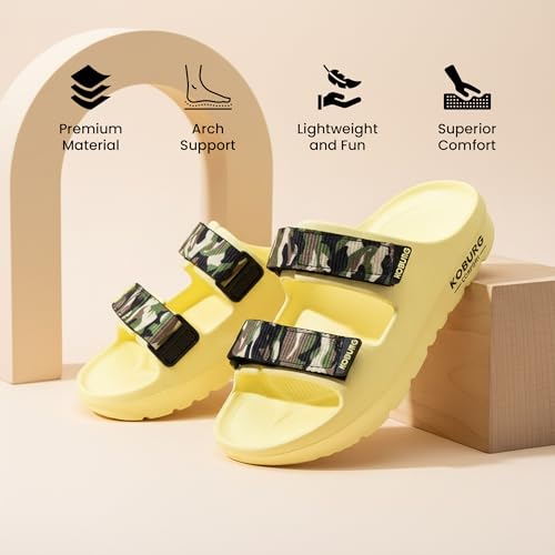 Image of KOBURG NexaLite Kids Sandals|Lightweight|EVA Upper & Sole | Grippy Sole|Flexible Comfort KS-114