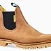 JIM GREEN Stockman Slip On Boots for Men Water ResisFudget Full Grain Leather Work or Dress Boot (Stockman, Fudge 10)