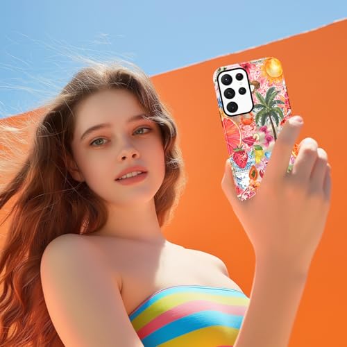 Coque rigide souple Samsung S24 Ultra motif fruits pour éviter les rayures - 7