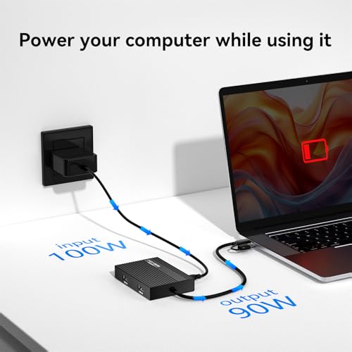 Adaptador DisplayLink USB C dual HDMI 4K para conectar dos monitores sin parpadeos 6