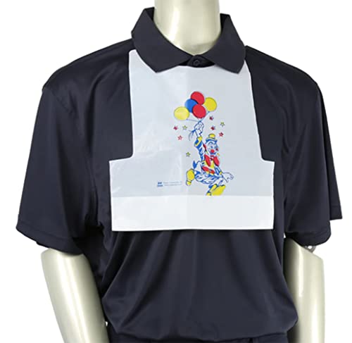 Personal Touch Infant/Child Bib, Clown Print, All Poly Print, 10-1/2" x 15" Size (Pack of 500)2