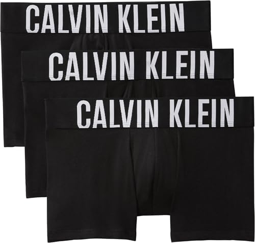 Calvin Klein 3Pk Boxers pour Homme Black/Black/Black XXL