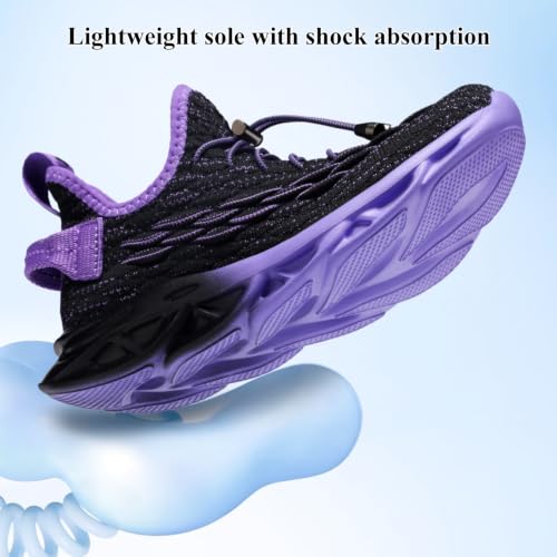 Image of JMFCHI Boys Girls Kids Sneakers Knitted Mesh Running Tennis Athletic Shoes | Breathable,Lightweight,Comfortable,Non-slip,Easy wear,Casual fashion,Indoor outdoor,Gym sport,Daily play,Little /Big Kid