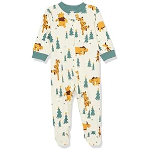 Amazon Essentials Unisex Babies’ Snug-Fit Cotton Pajama Sleepwear Sets, Multipacks