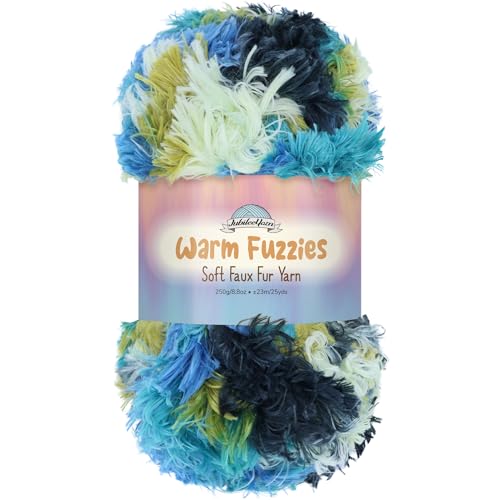 JubileeYarn Warm Fuzzies Yarn - Peacock - 1 Skein