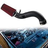 Cold Air Intake Compatible with 2013-2016 Chevrolet Silverado 2500/3500 GMC Sierra 2500/3500 6.6L LML Duramax Diesel, Heat-Resistant Aluminum Pipe, High-Flow Filter