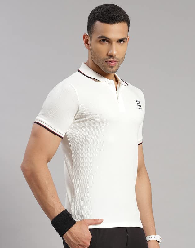 Image of ROCK.IT Men's Solid Slim Fit T-Shirt