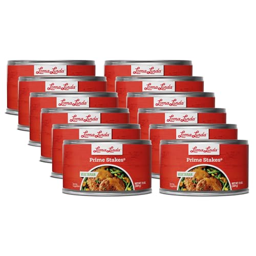 Loma Linda - Plant Based Steaks - Prime Stakes (13 oz.) 12 Pack