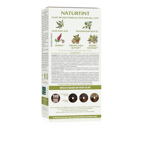 Image of Naturtint 5WB Radiant Copper Brown Permanent Hair Color (Pack of 1), Ammonia Free, Vegan, Cruelty Free, up to 100% Gray Coverage, Long Lasting Results (Packaging may vary)