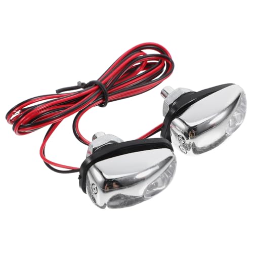 MOLUCKFU 2piezas Luz Led De Aspersor Para Limpiaparabrisas De Coche Boquillas Lavaparabrisas Led Reemplazo De Boquilla Rociadora De Parabrisas Para Iluminar El Capó Mientras Limpia El Parab