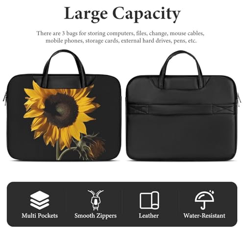 Bolso Portátil de 17 Pulgadas Impermeable Negro miniatura 5