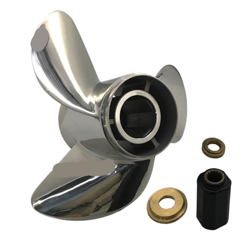 Image of Propeller 16x18 for Engines 175HP 220HP 225HP 250HP Boat Stainless Steel 15 Tooth Spline LH 48-8M0040397