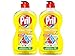 PRIL Kraft Gel Zitrone (2x 450 ml), Handgeschirrspülmittel mit höchster Fettlösekraft, für sauberes Geschirr auch in kaltem Wasser, frischer Zitronenduft Geschirr günstig Kaufen-PRIL Kraft Gel Zitrone (2x 450 ml), Handgeschirrspülmittel mit höchster Fettlösekraft, für sauberes Geschirr auch in kaltem Wasser, frischer Zitronenduft