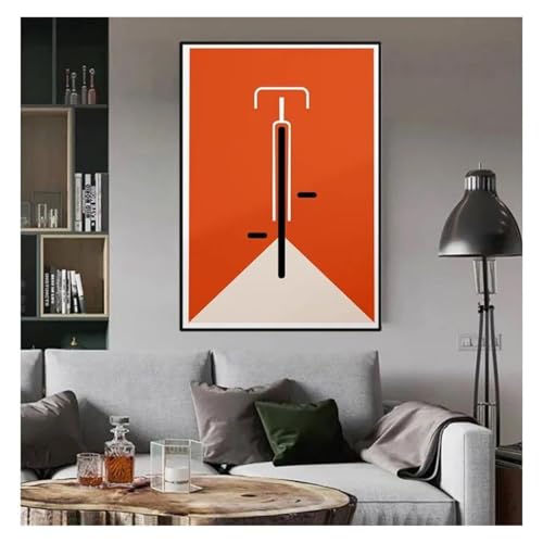 Affiche de vélo moderne pour une décoration de bureau inspirante et épurée