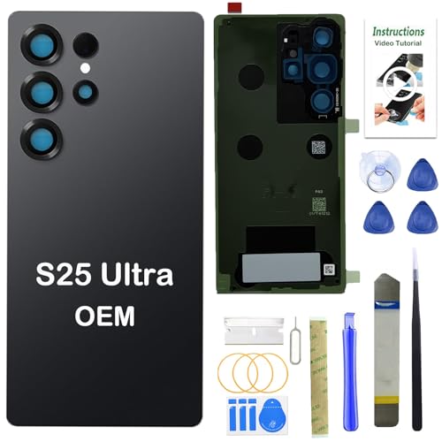 Coque arrière Samsung S25 Ultra avec adhésif pré-installé LEAFE