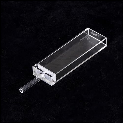 Transparent Quartz Glass Colorimetric Cell, COD Ammonia Nitrogen Reaction Cell Flow Cell(Four sides transparent)