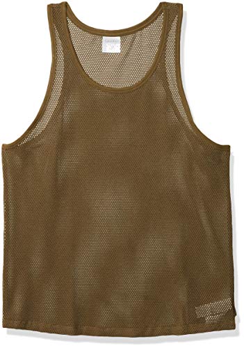 Calvin Klein Men's Body Mesh Tank, Rifle Green, L