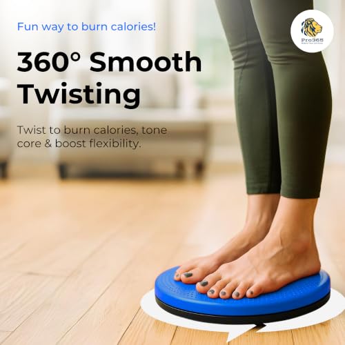 Image of PRO365 Tummy Twister & Tummy Trimmer Combo for Home Gym Workout | Waist Twister Disc with Resistance Tummy Trimmer | Full Body Fat Burner & Abs Fitness Equipment (Blue + Red)