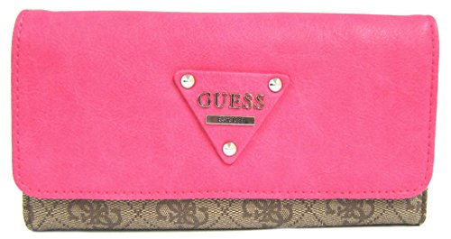 GUESS Audrey Women's SLG Slim Clutch Wallet, Berry Multi