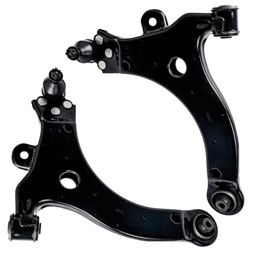 Image of Detroit Axle - 6pc Front End Control Arms Kit for Chevy Impala Monte Carlo Buick LaCrosse Allure Pontiac Grand Prix 2 Lower Control Arms w /Ball Joints 4 Front & Rear Sway Bar Links Replacement