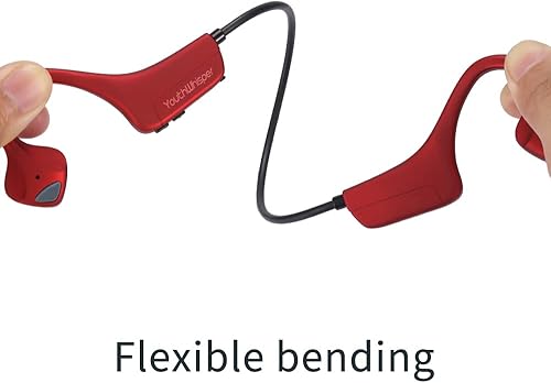 Miniatura 6 de YouthWhisper - Auriculares inalámbricos de conducción ósea Bluetooth, auriculares inalámbricos de oreja abierta, auriculares deportivos con
