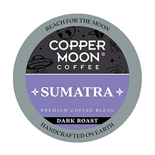 Copper Moon Single Serve Coffee Pods, Sumatra Dark Roast, 40 Count