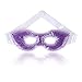 NEWGO®Gel Bead Eye Mask with Eye Holes Lavender-Scented Reusable Hot Cold Pack Eye Therapy for Puffy Eyes, Dry Eyes, Dark Circles, Migraines, Stress Relief - Purple