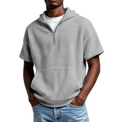 Sudadera con capucha para hombre holgada que evita rozaduras