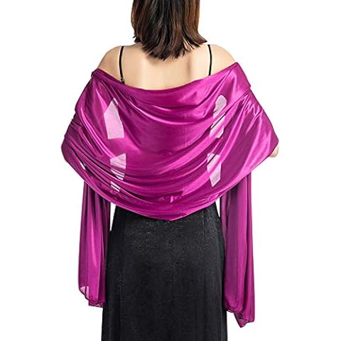 Foulard châle De feuilles violet Cover