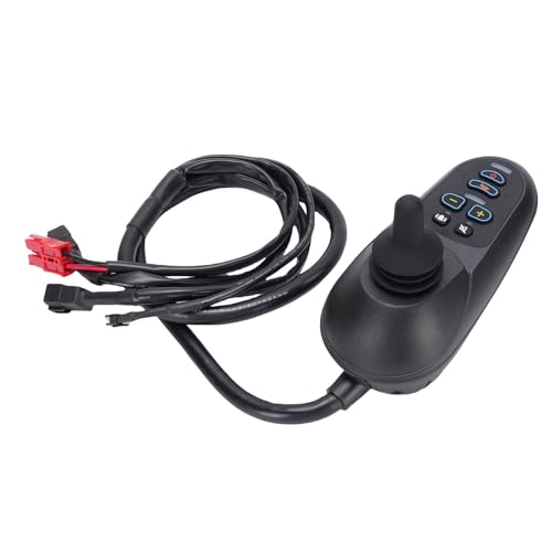 Hyuduo Contrôleur de Joystick 50A, Matériau ABS avec Contrôle de Mouvement avancé et Fonction de Maintien de Rampe pour Fauteuils Roulants électriques et...