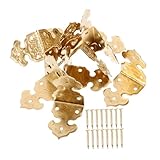 D'angle triangulaires : utilisés pour les boîtes à bijoux, les boîtes, les boîtes en bois s'intègrent parfaitement au style d'ameublement de votre maison, protecteur d'angle vintage