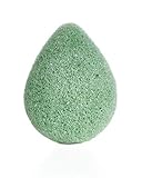 ROSENTAL ORGANICS Konjac Schwamm, Naturschwamm Zur Gesichtsreinigung, Reine & Sanfte Haut, Detox Gesichtsschwamm, Vegane Naturkosmetik, 100% NATÜRLICH (Grüner Tee bei normaler bis trockener Haut)