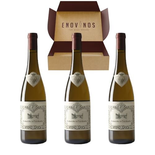 Vino Albariño de Fefiñanes - x3 Botellas Vino Blanco D.O. Rias Baixas 100% Albariño 75 cl - Mejor Selección ENOVINOS