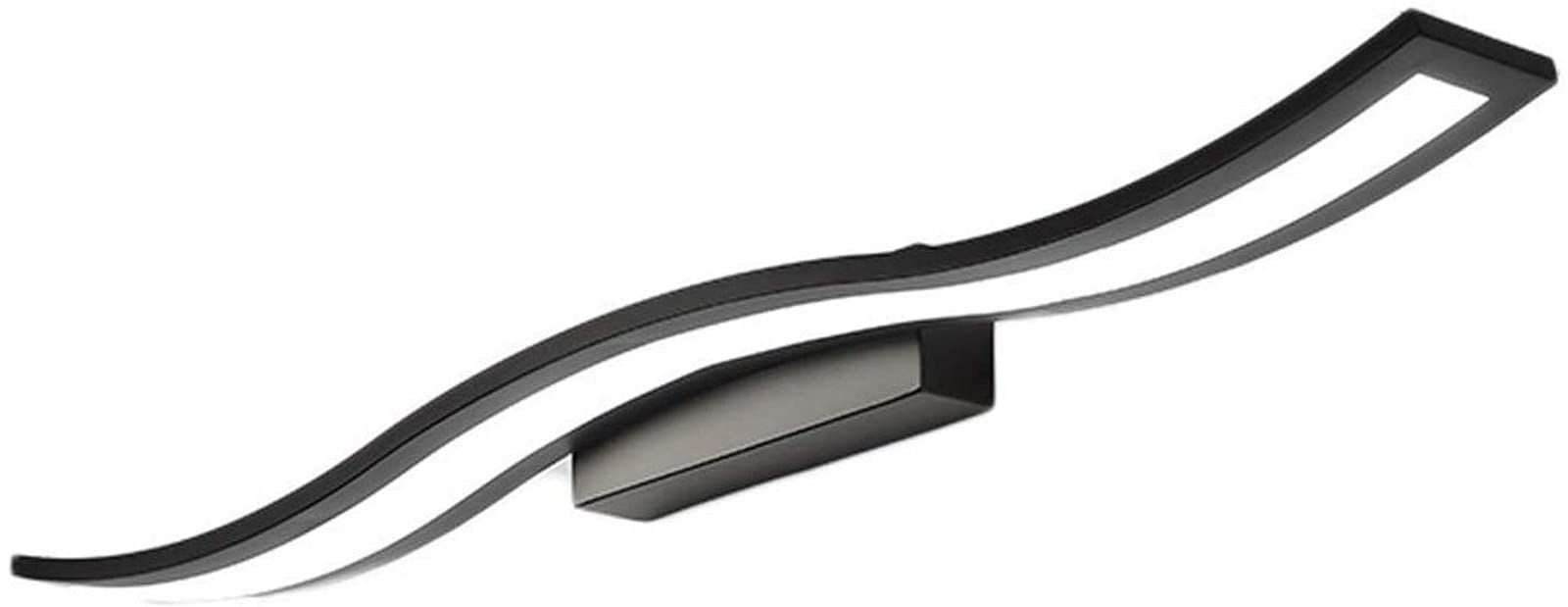 Applique murale moderne Nero de 40cm avec lumière blanche pour chevet décor et miroir