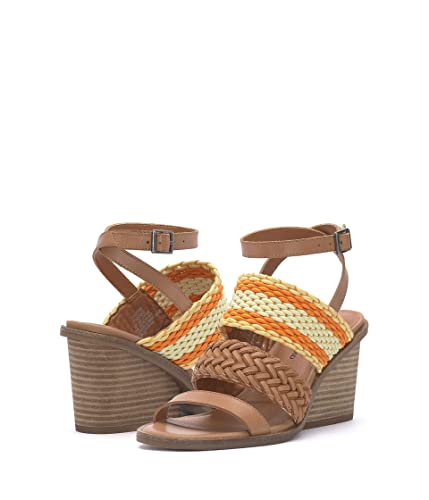 Sandale à talon Lissie Lucky Brand pour femme en cuir élégant