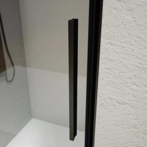 Puerta de ducha 100 cm para evitar salpicaduras con cristal transparente Elba 4
