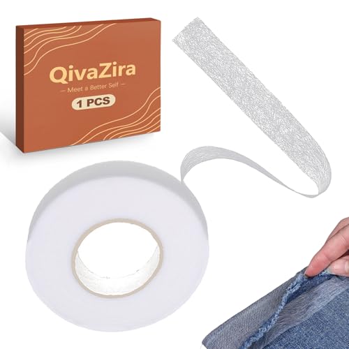 No Sew Iron On Hem Tape 2cm x 70 Yards Fabric Fusing Tape for Clo...