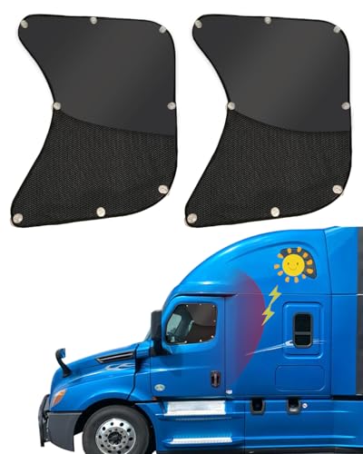 Side Window Sun Shade for Semi Truck Freightliner Volvo VNL International Trucks RV Accessories Sunshade UV Protection Keep Interior Cool