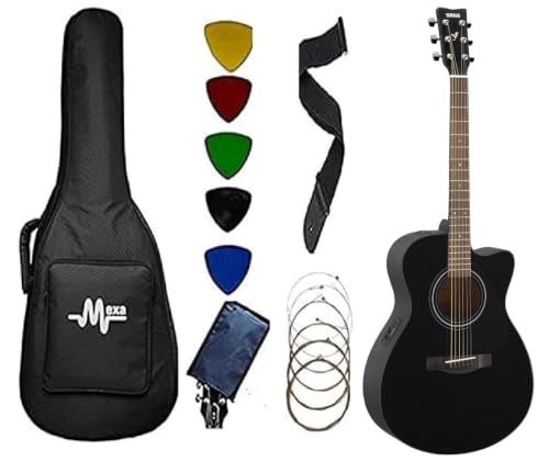 Image of Yamaha Electric-Acoustic Guitar FSX80C Dreadnought With With Mexa Guitar Bag, Guitar Belt, String Set & Plectrums.(NT)