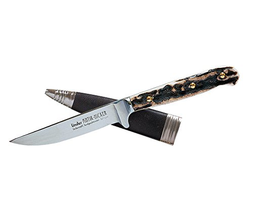 LINDER Antik-Nicker Jagdmesser Classic Klingenlänge 6, Länge Gesamt Cm: 12,6 Cuchillo de Caza, Unisex Adulto, Cuencos S03 6 cm, 12.6 cm