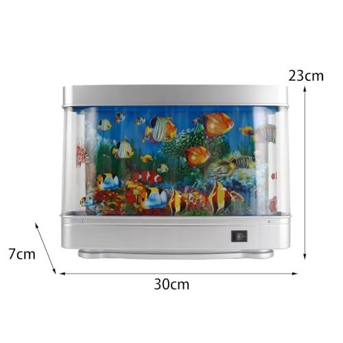 Image of Secret Desire Fake Aquarium Decorative Lamp Room Decoration for Office Living Room Bedroom