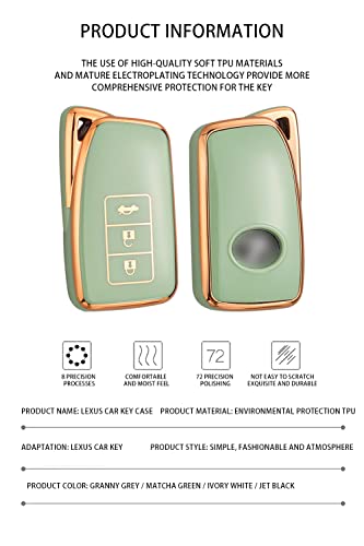 Funda Lexus de TPU para llave con acabado premium compatible con NX RX ES 7